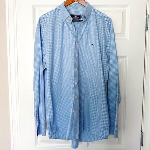 Vineyard Vines Long Sleeve Button Down Whale Shirt